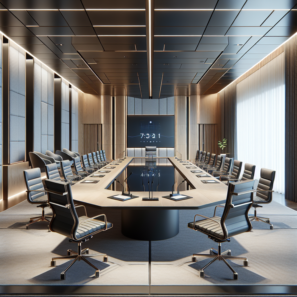 Meble konferencyjne a akustyka - innowacyjne rozwiązania dla lepszego komfortu spotkań