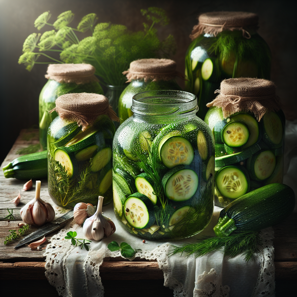 Przepisy na cukinię do słoików – sprawdzone pomysły na domowe przetwory