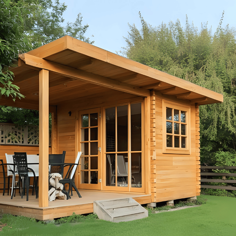 Domek letniskowy drewniany w Grajewie - Jak postawić domek bez pozwolenia?