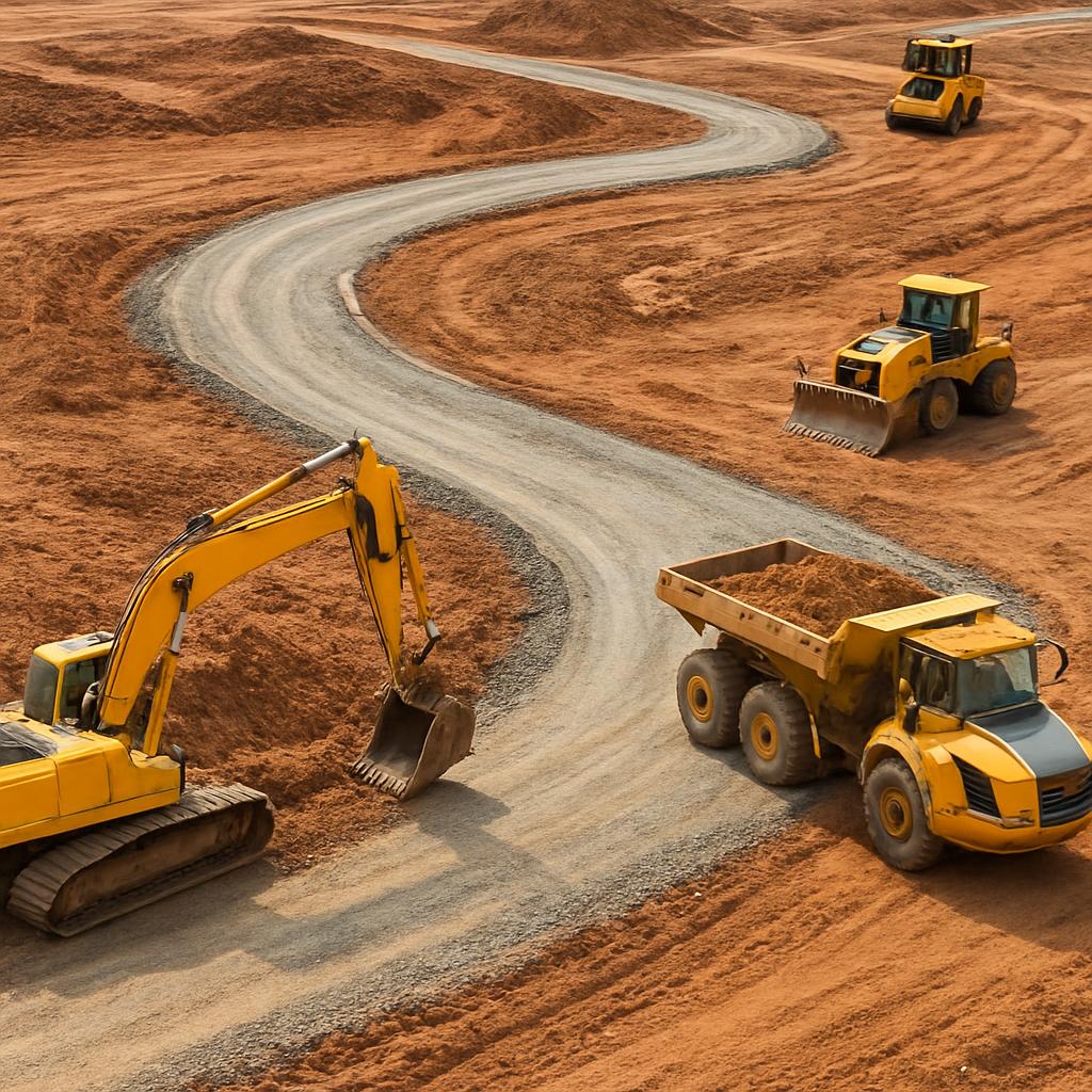 Jak zaplanować drogę technologiczną pod ciężki sprzęt budowlany?